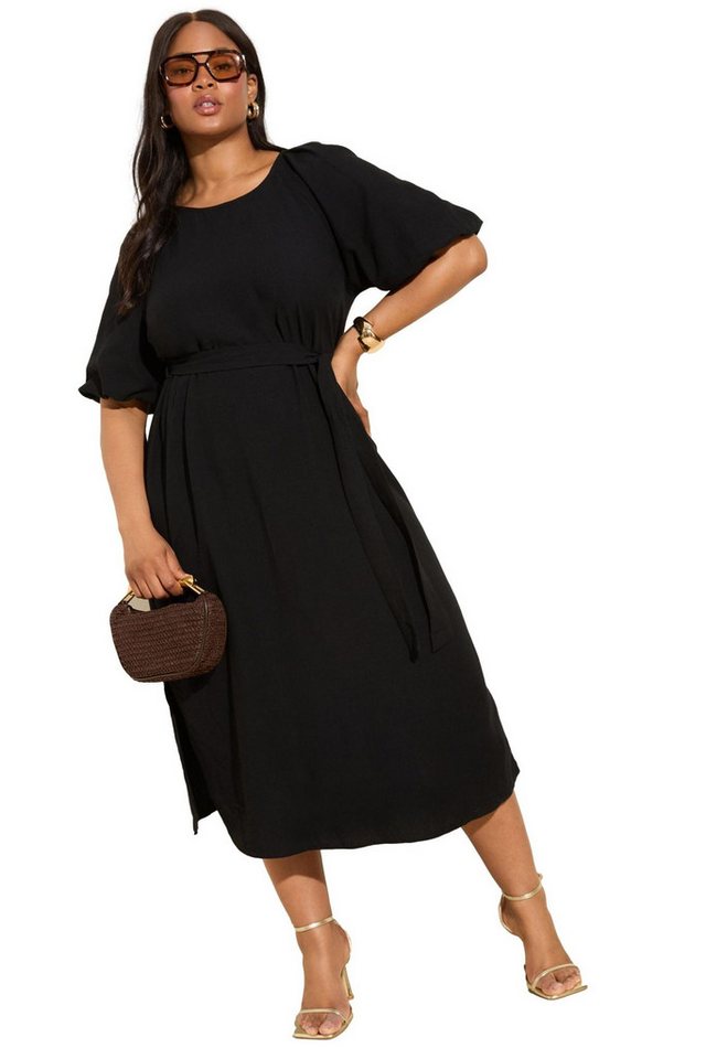 Friends Like These Midikleid Friends Like These Midikleid mit Puffärmeln, Curve (1-tlg) von Friends Like These