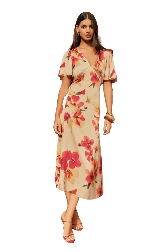 Friends Like These Midikleid Friends Like These Satin-Midikleid, Regular (1-tlg) von Friends Like These