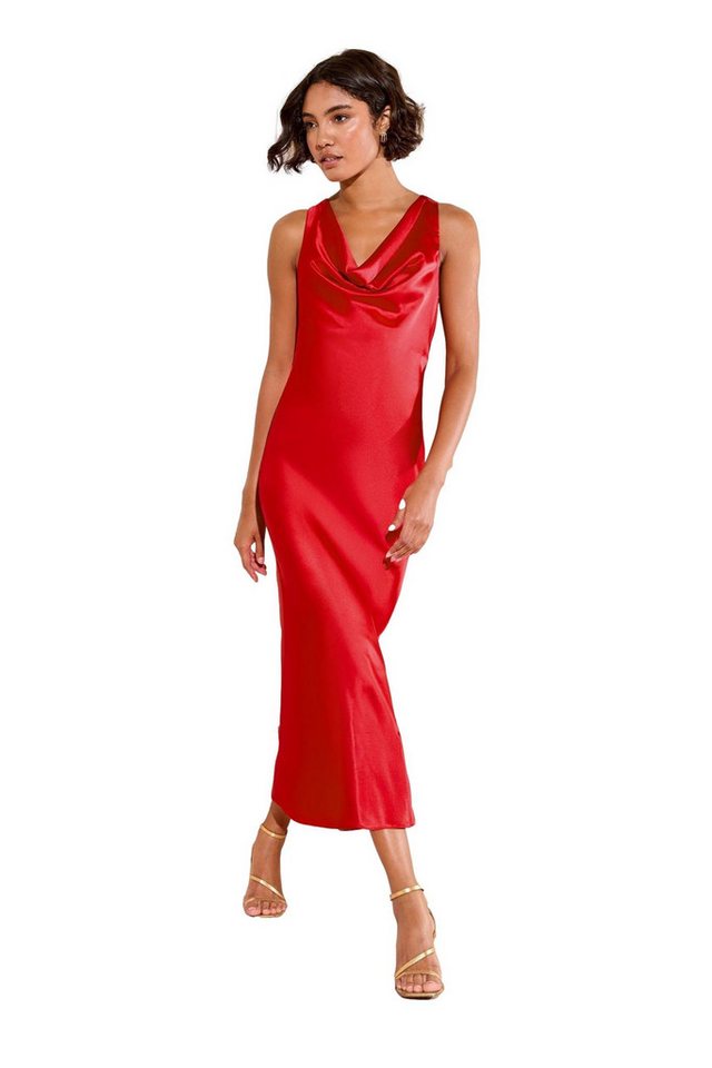 Friends Like These Midikleid Friends Like These Satin-Midikleid, Regular (1-tlg) von Friends Like These