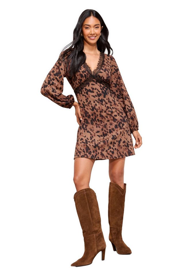 Friends Like These Minikleid Friends Like These Jersey-Minikleid mit Spitze (1-tlg) von Friends Like These