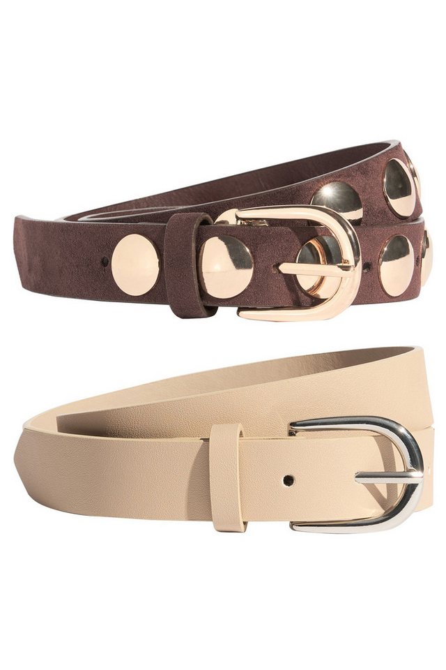 Friends Like These Nietengürtel Friends Like These Gürtel mit Nieten, 2er-Pack (2-St) von Friends Like These