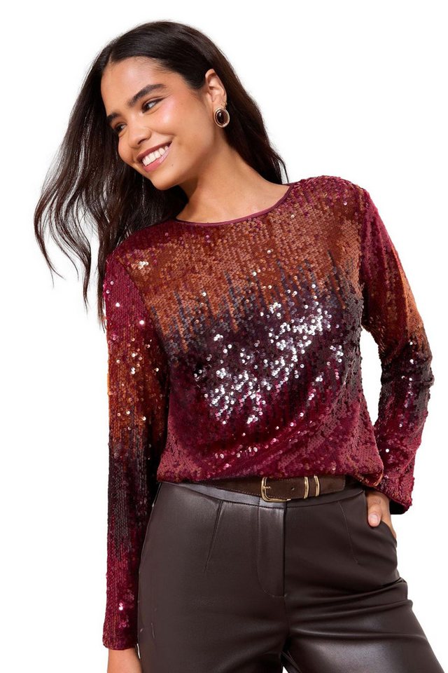 Friends Like These Paillettenshirt Friends Like These Langärmelige Paillettenbluse (1-tlg) von Friends Like These