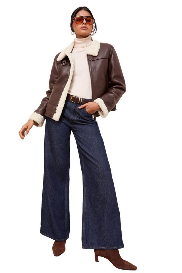 Friends Like These Pilotenjacke Friends Like These Pilotenjacke, Teddyfellfutter (1-St) von Friends Like These