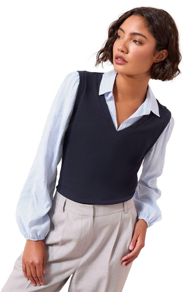 Friends Like These Pullunder Friends Like These 2-in-1 Pollunder, Regular (1-tlg) von Friends Like These