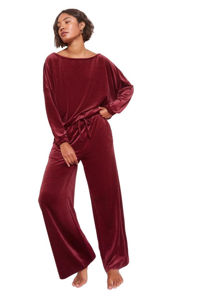 Friends Like These Pyjama Friends Like Samt-Pyjama, Petite (2 tlg) von Friends Like These