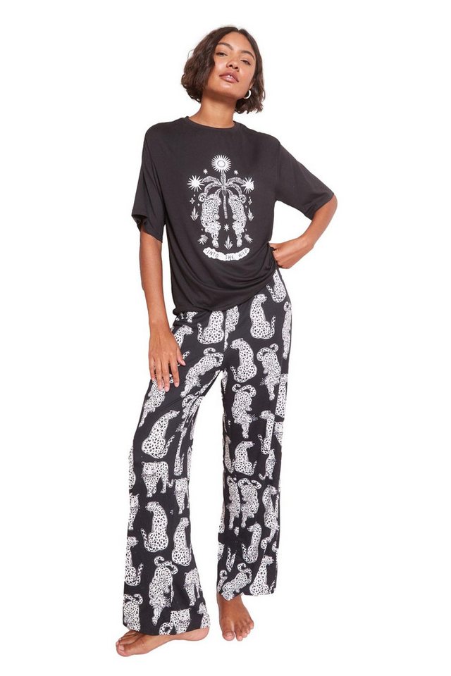 Friends Like These Pyjama Friends Like These Pyjama mit Gepardenmuster (2 tlg) von Friends Like These