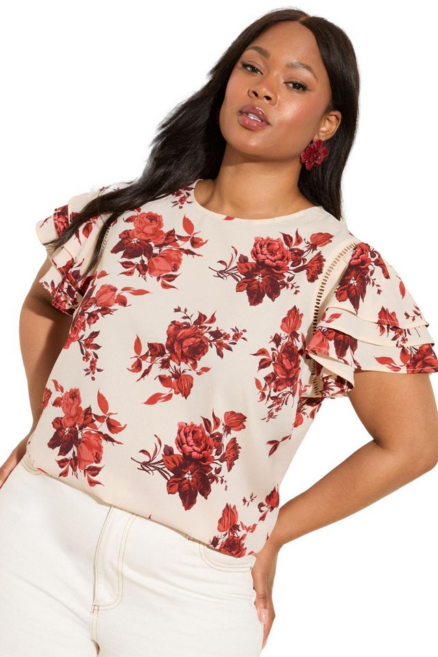 Friends Like These Rüschenbluse Friends Like These Bluse mit Rüschen, Curve (1-tlg) von Friends Like These