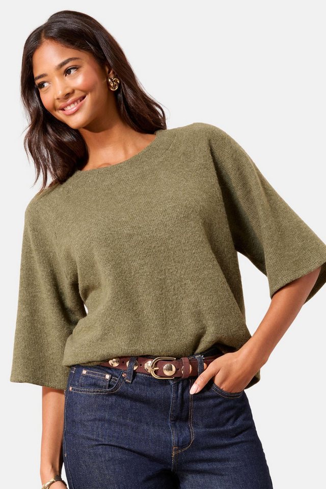 Friends Like These Shirtbluse Friends Like These Angerautes Top (1-tlg) von Friends Like These