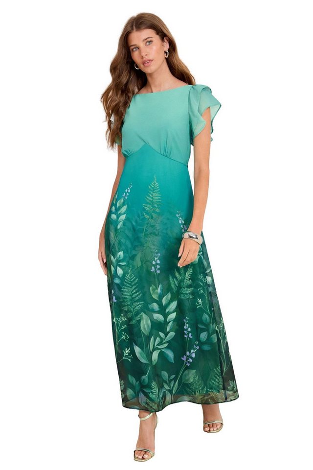 Friends Like These Spitzenkleid Friends Like These Maxikleid mit Flatterärmeln (1-tlg) von Friends Like These