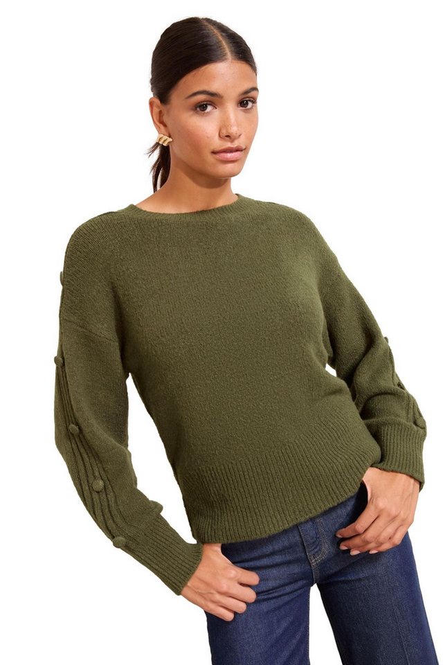 Friends Like These Strickpullover Friends Like These Pullover mit Knopfleiste (1-tlg) von Friends Like These