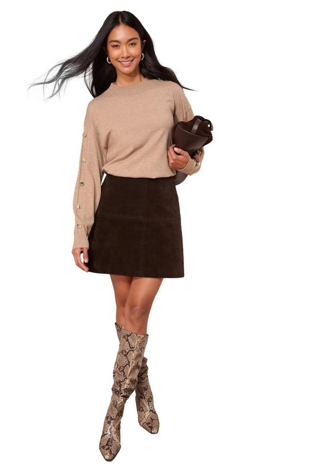 Friends Like These Strickpullover Friends Like These Tunika mit Knopfleiste am Ärmel (1-tlg) von Friends Like These