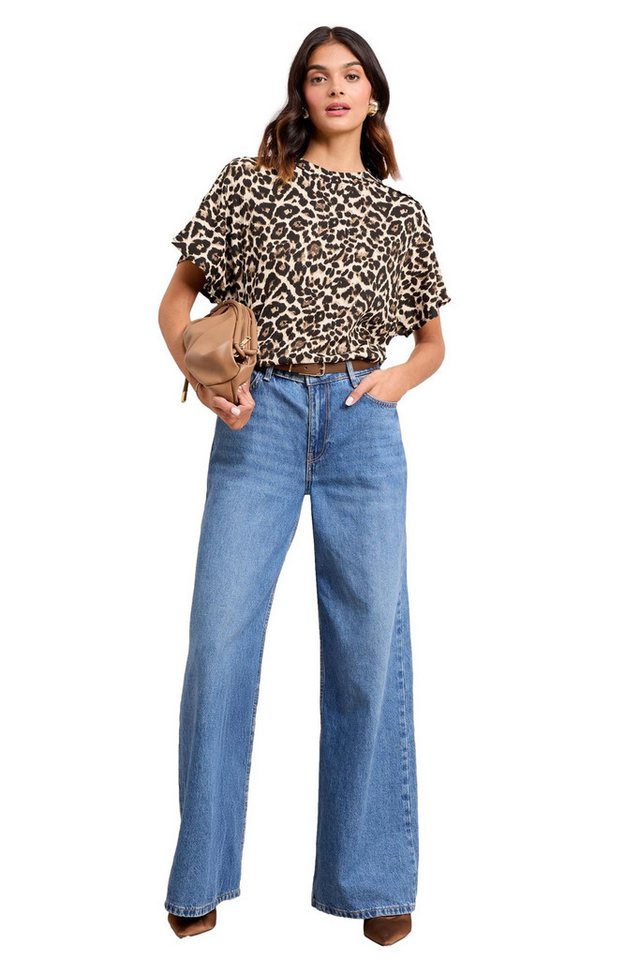 Friends Like These Tunika Friends Like These kurzärmelige Tunika mit Knopf (1-tlg) von Friends Like These