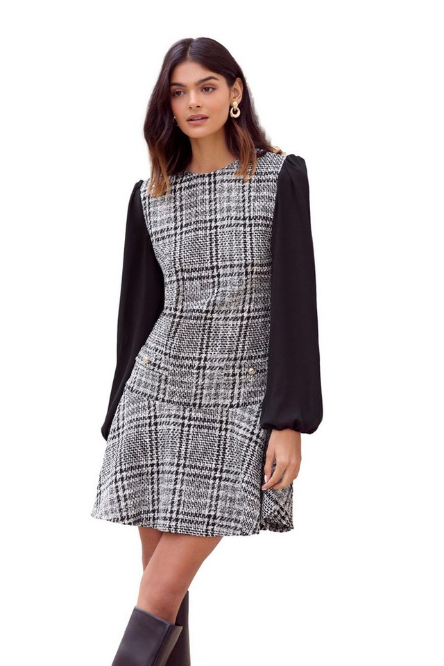 Friends Like These Vokuhila-Kleid Friends Like These Bouclé-Minikleid (1-tlg) von Friends Like These