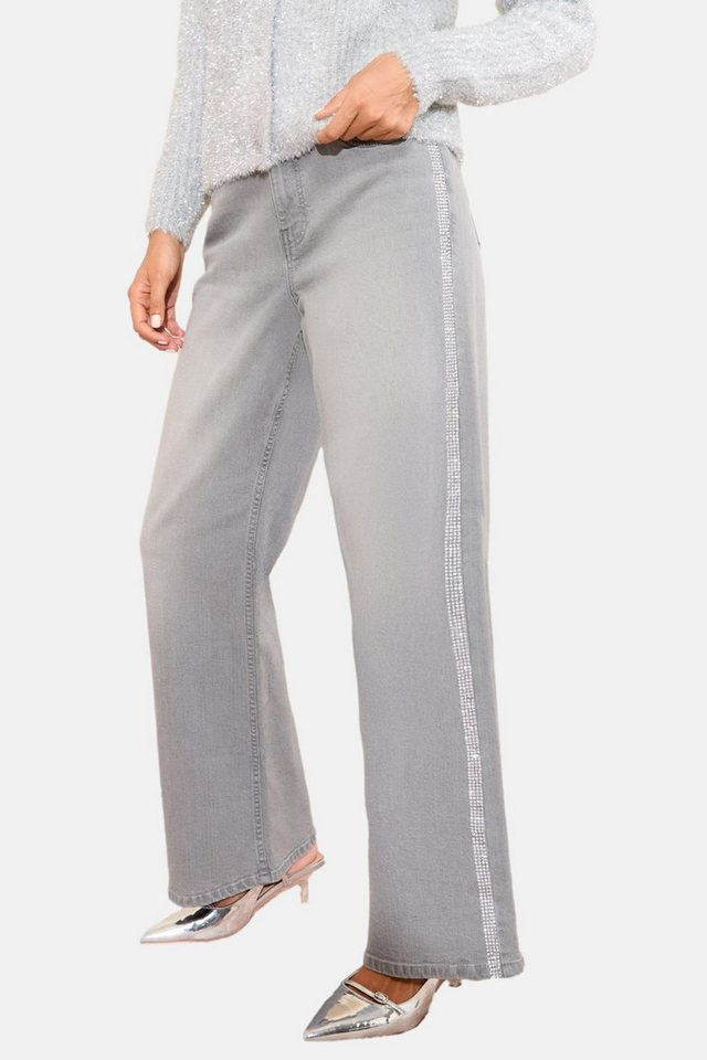 Friends Like These Weite Jeans Friends Like These X Lucy Mecklenburgh Jeans Petit (1-tlg) von Friends Like These