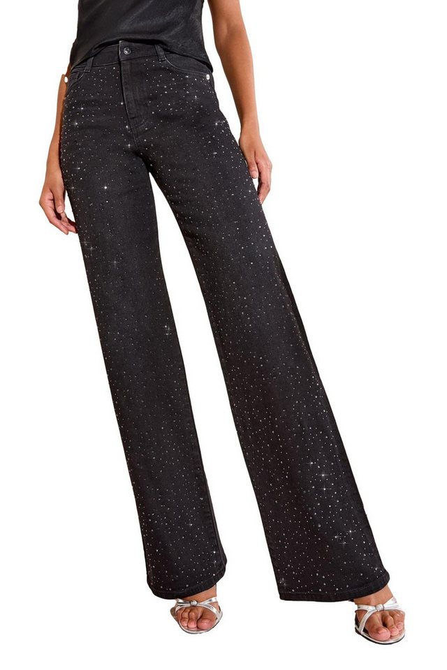 Friends Like These Weite Jeans Friends Like These X Lucy Mecklenburgh Jeans Petit (1-tlg) von Friends Like These