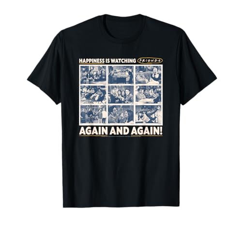 Friends: Television Series Unisex-Erwachsene, Unisex-Kinder Schwarz Klassisches Cartoon T-Shirt Crew-Kragen Klassische Passform Polyester 100% S Friends: Television Series Unisex-Erwachsene, Unisex-Kinder Schwarz Klassisches Cartoon T-Shirt Crew-Kragen Klassische Passform Polyester 100% S von Friends: Television Series
