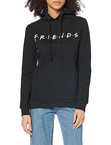 Friends Damen Titles Kapuzenpullover, Schwarz (Black Blk), 40 (Herstellergröße: Large) von Friends