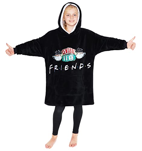 FRIENDS Übergroße Decke Hoodie Fanell Oversized Hoodie Kapuzenpullover von FRIENDS