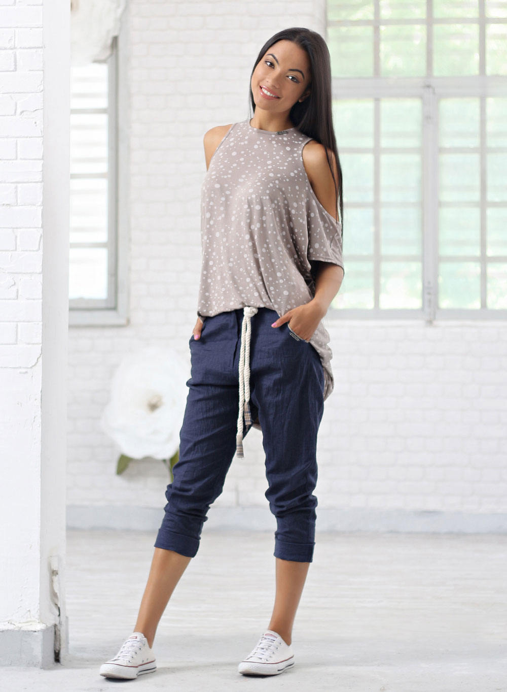 Frau Tunika/ Off Schulter Lange Kurzarm Casual Top/ Langes Friends Fashion Frau Tunika/ Off Schulter Lange Kurzarm Casual Top/ Langes Friends Fashion von FriendsFashion