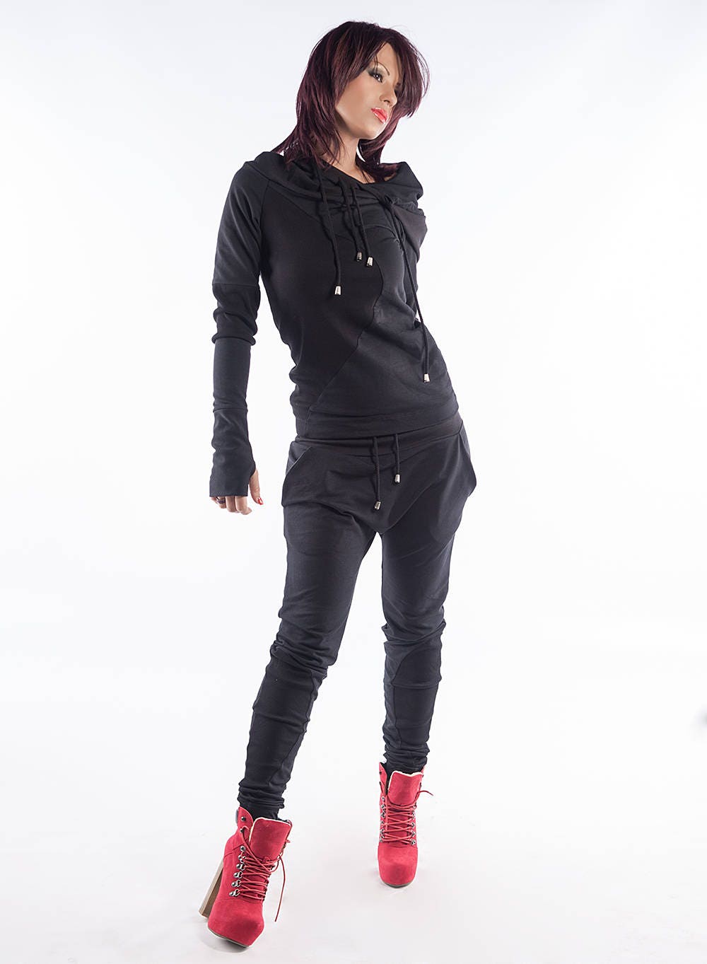 Langer Hoodie, Langes Sweatshirt, Tunika Mit Kapuze, Loses Frauen Kleidung in Übergröße Von Friends Fashion Langer Hoodie, Langes Sweatshirt, Tunika Mit Kapuze, Loses Frauen Kleidung in Übergröße Von Friends Fashion von FriendsFashion