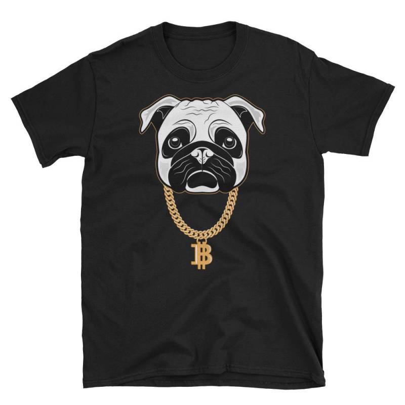 Bitcoin Gangster Mops/Kryptowährung Münze Liebhaber Astraleums Litecoin Geschenk Dinge Witz Parodie Kunst Unisex Kurzarm-T-Sh Bitcoin Gangster Mops/Kryptowährung Münze Liebhaber Astraleums Litecoin Geschenk Dinge Witz Parodie Kunst Unisex Kurzarm-T-Sh von FriendsNeverDie