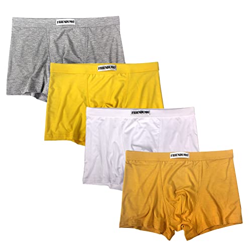 Friendumo 4 Pack Multicolor Herren Boxershorts Lose Atmungsaktive Weiche Rayon-Größe L Friendumo 4 Pack Multicolor Herren Boxershorts Lose Atmungsaktive Weiche Rayon-Größe L von Friendumo
