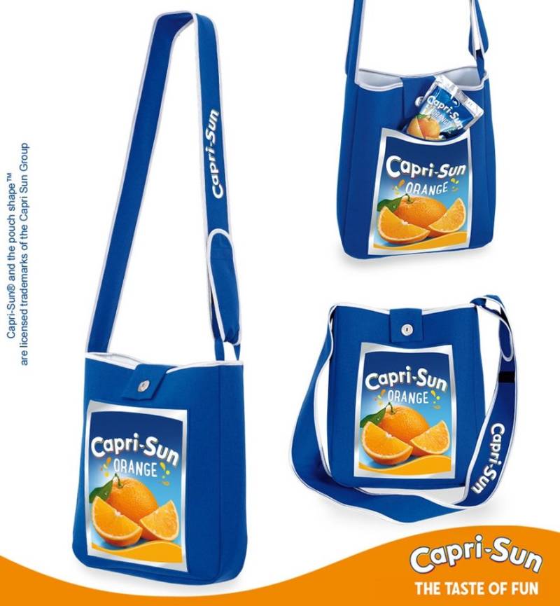 Fries Freizeittasche Tasche Capri-​Sun® Capri Sonnen Umhängetasche Strand Karneval Fasching, Original Capri Sun von Fries