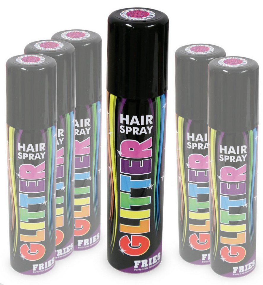 Fries Haarfarbe Haarspray Glitter Spray Color Hair Spray Haar Sprühdose Farben 100ml Fries Haarfarbe Haarspray Glitter Spray Color Hair Spray Haar Sprühdose Farben 100ml von Fries