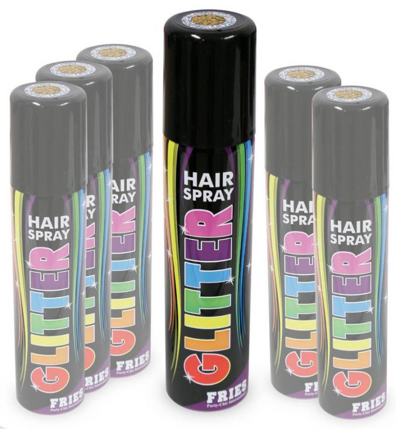 Fries Haarfarbe Haarspray Glitter Spray Color Hair Spray Haar Sprühdose Farben 100ml von Fries