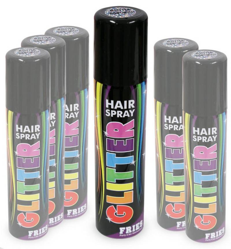 Fries Haarfarbe Haarspray Glitter Spray Color Hair Spray Haar Sprühdose Farben 100ml von Fries