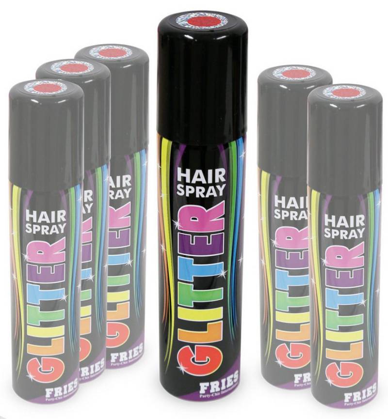 Fries Haarfarbe Haarspray Glitter Spray Color Hair Spray Haar Sprühdose Farben 100ml von Fries