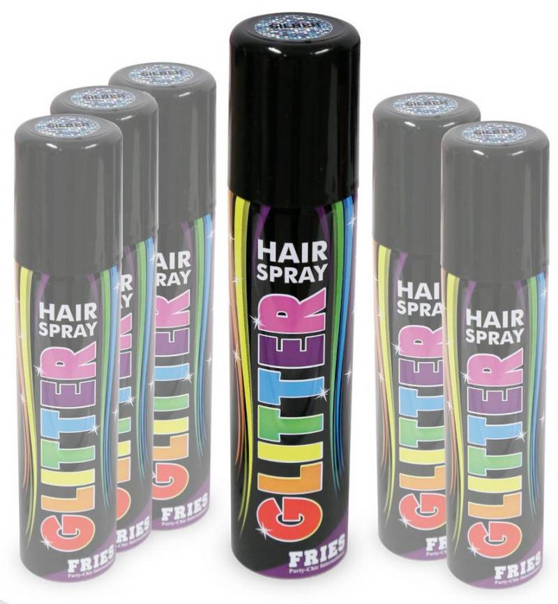 Fries Haarfarbe Haarspray Glitter Spray Color Hair Spray Haar Sprühdose Farben 100ml von Fries