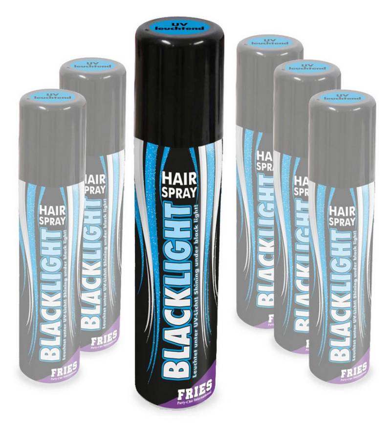 Fries Haarfarbe Haarspray Nachtleuchtend oder UV Leuchtend Hair Color Sprühdose 100ml von Fries