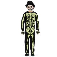 Fries Kinder-Kostüm Größe 128 Overall Skelett GID von Fries