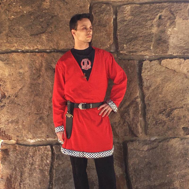 Wikinger Tunika - The Traveller Made To Order Größe, Farbe, Stickerei Und Borte Ihrer Wahl Mit Langen Ärmeln Kleidung von FriggasFinery