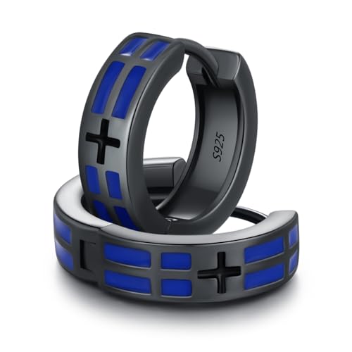 Wikinger Ohrringe Herren Damen 925 Sterling Silber Kreolen Keltischer Knoten Ohrringes Wikinger Schmuck Geschenke für Familie und Freunde von Friggem