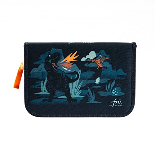 Frii of Norway - Federmäppchen - Dino (22124), schwarz, modern, Schwarz, Modern von Frii of Norway