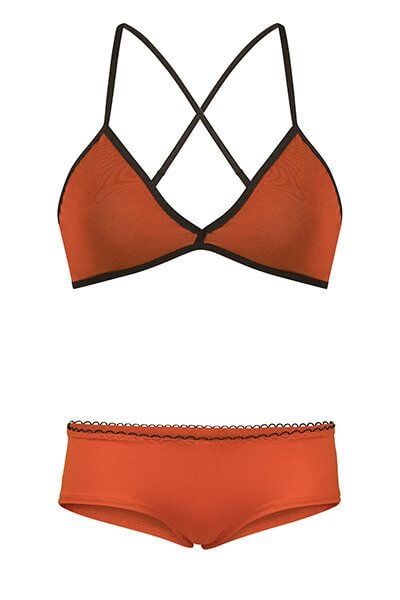 Frija Omina Set: Bio BH + Hipster dunkel von Frija Omina