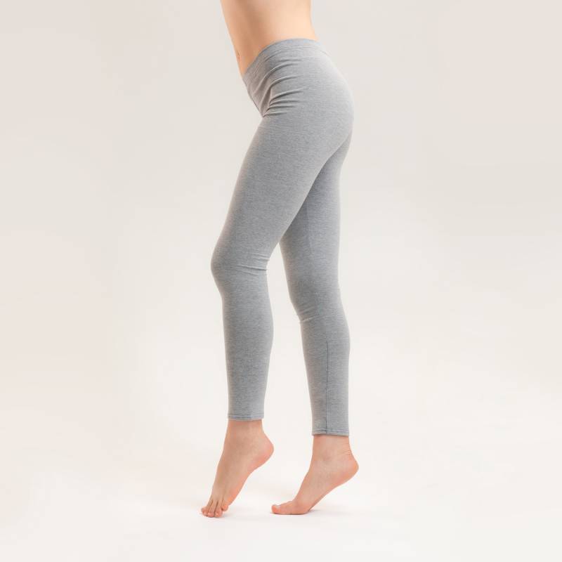 Bio Leggins Hellgrau Meliert von FrijaOminaStore