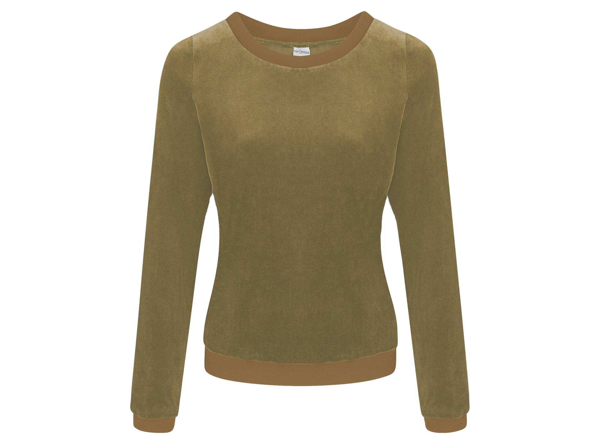 Bio Nicki Pullover "Onne" Oliv/Graubraun Bio Nicki Pullover "Onne" Oliv/Graubraun von FrijaOminaStore