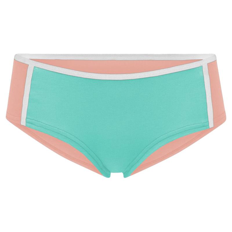 Bio Hipster Fyne Rosa/Mint Weiß von FrijaOminaUnderwear
