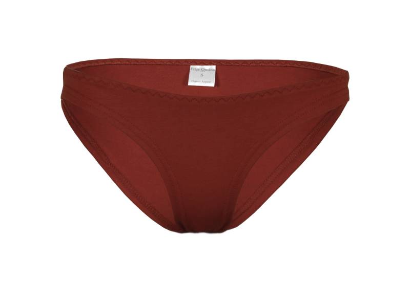 Bio Slip, Aubergine | Rot von FrijaOminaUnderwear
