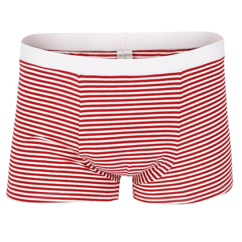 Bio Trunk Shorts Rot - Weiß Bio Trunk Shorts Rot - Weiß von FrijaOminaUnderwear