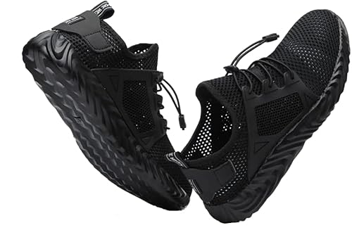 Frilla Sicherheitsschuhe Arbeitsschuhe Herren Leicht Stahlkappenschuhe Atmungsaktiv mit Stahlkappe 41-46 EU | Reinforce von Frilla