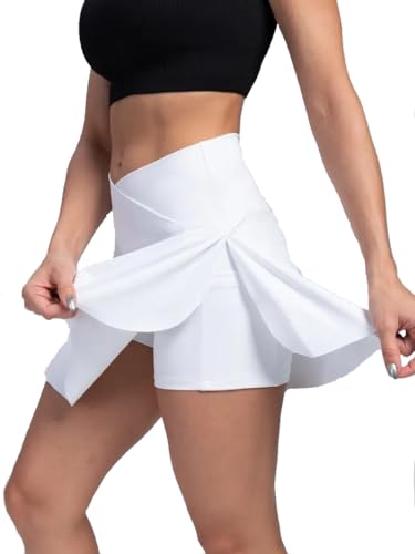 Tennis Rock Damen Sport Skort mit Shorts Laufrock Minirock Tennisrock Hosenrock Sommerrock Skirt Golf Röcke Outdoor Workout Running | SKORTIFY von Frilla