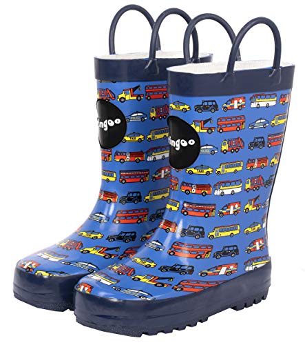 Fringoo - Jungen - Jungen Gummistiefel - Stau Gummistiefel - Regen Jungenstiefel - Größe Kinder - EU 27 von Fringoo