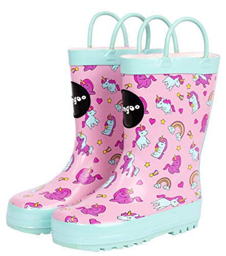 Fringoo - Mädchen Gummistiefel - Einhorn Gummistiefel - Regenstiefel für Mädchen - Größe EU 26 von Fringoo