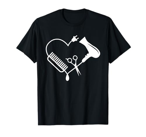 Beste Friseur Herz Föhn Beste Handwerk Love Haare Mädchen T-Shirt Beste Friseur Herz Föhn Beste Handwerk Love Haare Mädchen T-Shirt von Friseur Fans Handwerk Design Geschenk