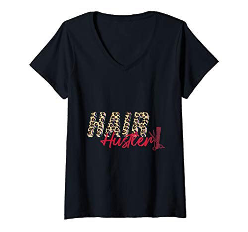 Damen Barbier Geschenk Friseur T-Shirt mit V-Ausschnitt Damen Barbier Geschenk Friseur T-Shirt mit V-Ausschnitt von Friseur T-Shirts & Geschenkideen