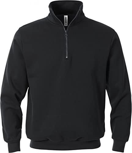 ACODE 116774 Sweatshirt Half Zip Gr. Large, Schwarz von Fristads